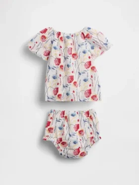 Blomstret babysett
