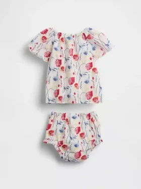 Blomstret babysett