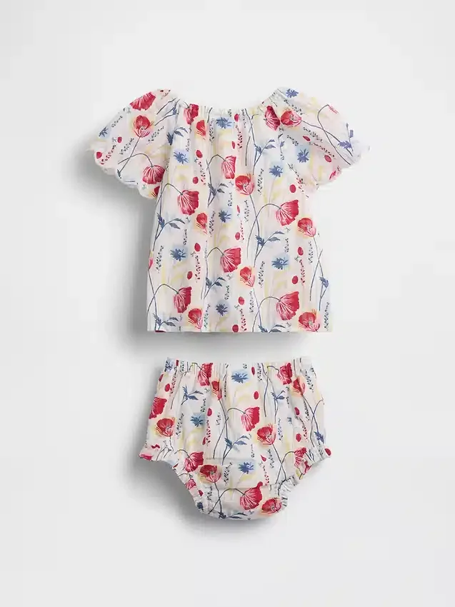 Blomstret babysett