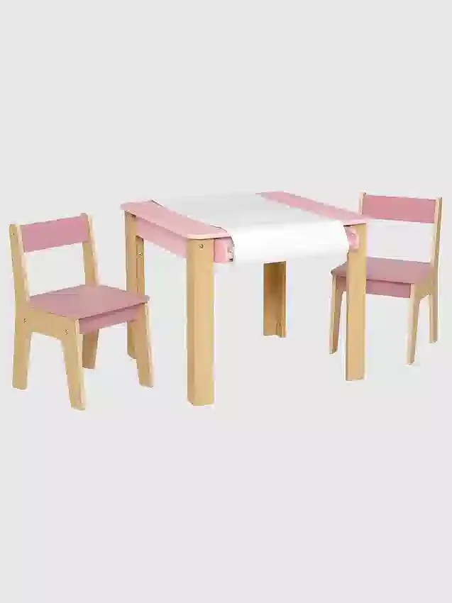 Bord og 2 stoler til småbarn