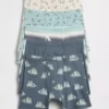 Boxershorts i økologisk stretchbomull for barn (5-pakning)