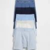 Boxershorts i økologisk stretchbomull med logo for barn (5-pakning)