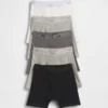 Boxershorts i økologisk stretchbomull med logo for barn (5-pakning)