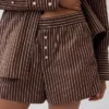 Boxershorts i stripet økologisk bomullspoplin
