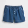 Boxershorts i ultramyk denim med middels høy midje