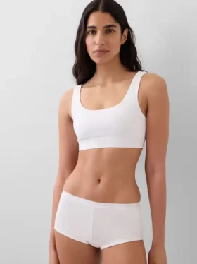 Bralette i økologisk, elastisk bomull med Gap Logo