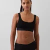 Bralette i økologisk, elastisk bomull med Gap Logo