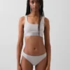 Bralette i økologisk, elastisk bomull med Gap Logo