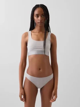 Bralette i økologisk, elastisk bomull med Gap Logo