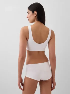 Bralette i økologisk, elastisk bomull med Gap Logo