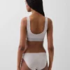 Bralette i økologisk, elastisk bomull med Gap Logo