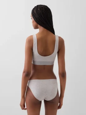Bralette i økologisk, elastisk bomull med Gap Logo