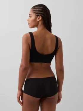 Bralette i økologisk, elastisk bomull med Gap Logo