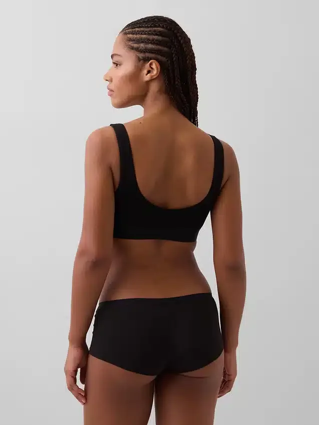 Bralette i økologisk, elastisk bomull med Gap Logo