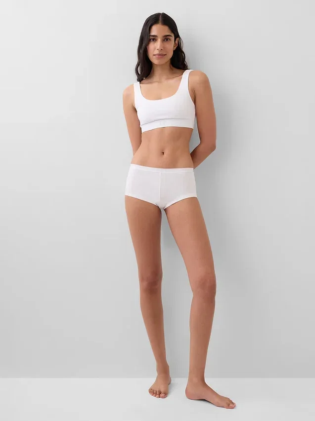 Bralette i økologisk, elastisk bomull med Gap Logo