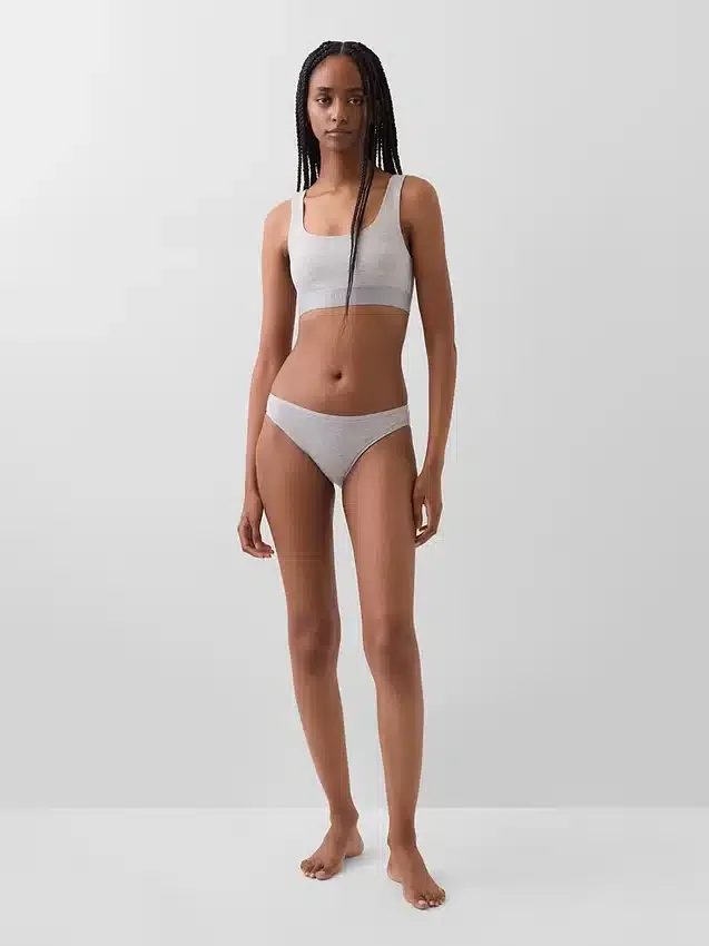 Bralette i økologisk, elastisk bomull med Gap Logo