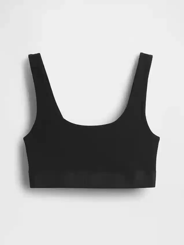 Bralette i økologisk, elastisk bomull med Gap Logo
