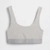 Bralette i økologisk, elastisk bomull med Gap Logo