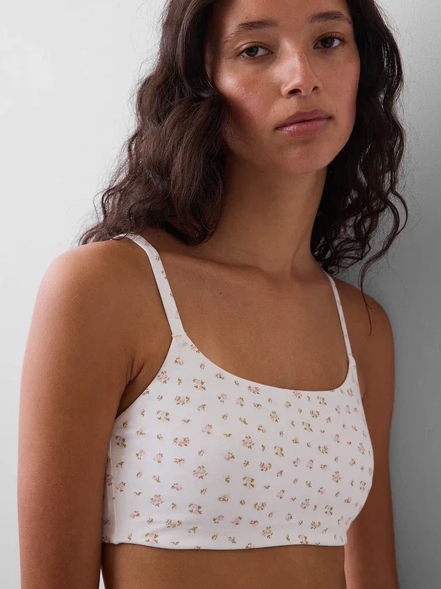 Bralette i økologisk stretchbomull
