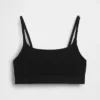 Bralette i økologisk stretchbomull med logo