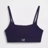 Bralette i økologisk stretchbomull med logo