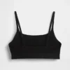 Bralette i økologisk stretchbomull med logo