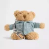 Brannan Bear-bagcharm i denimjakke-stil