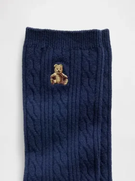 Brannan Bear kabelstrikkede sokker