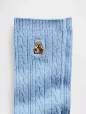 Brannan Bear kabelstrikkede sokker