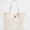 Brannan Bear-logo denim-tote