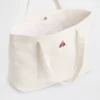 Brannan Bear-logo denim-tote