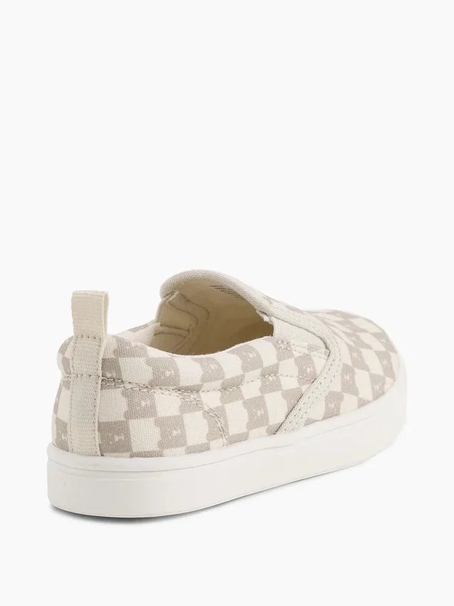 Brannan Bear-slip-on-sneakers i lerret for småbarn