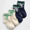 Brannan Bear Varsity-logo-sokker for Baby og Småbarn (2-pakning)