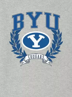 Brigham Young University Laurels mørk grafisk T-skjorte