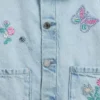 Brodert arbeidsjakke i denim for Baby og Småbarn