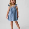 Brodert denimkjole for Baby og Småbarn