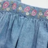 Brodert denimkjole for Baby og Småbarn