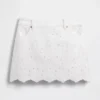 Brodert miniskjørt