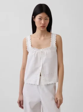 Brodert pyjamas-tanktop