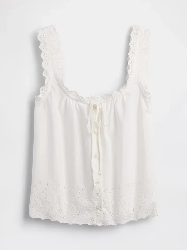 Brodert pyjamas-tanktop