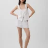 Broderte pyjamas-Shorts