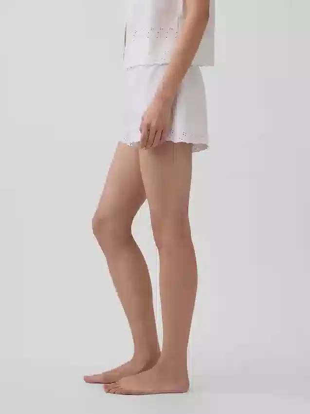 Broderte pyjamas-Shorts