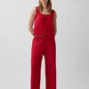 Broderte pyjamasbukser