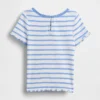 Broderte ribbestrikkede T-skjorter for Baby og Småbarn