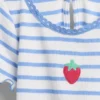 Broderte ribbestrikkede T-skjorter for Baby og Småbarn