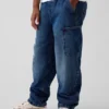 Børstebehandlede «Easy Carpenter»-Jeans for barn