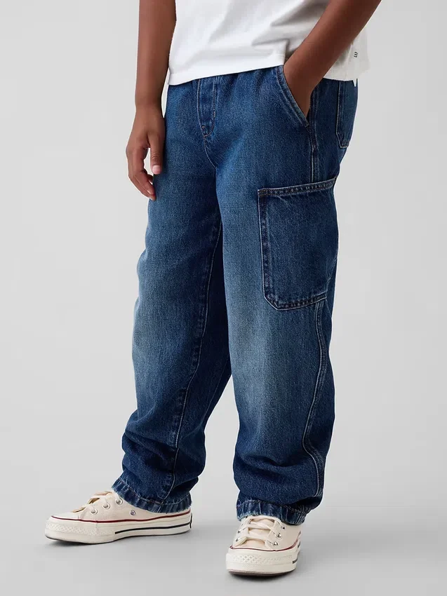 Børstebehandlede «Easy Carpenter»-Jeans for barn