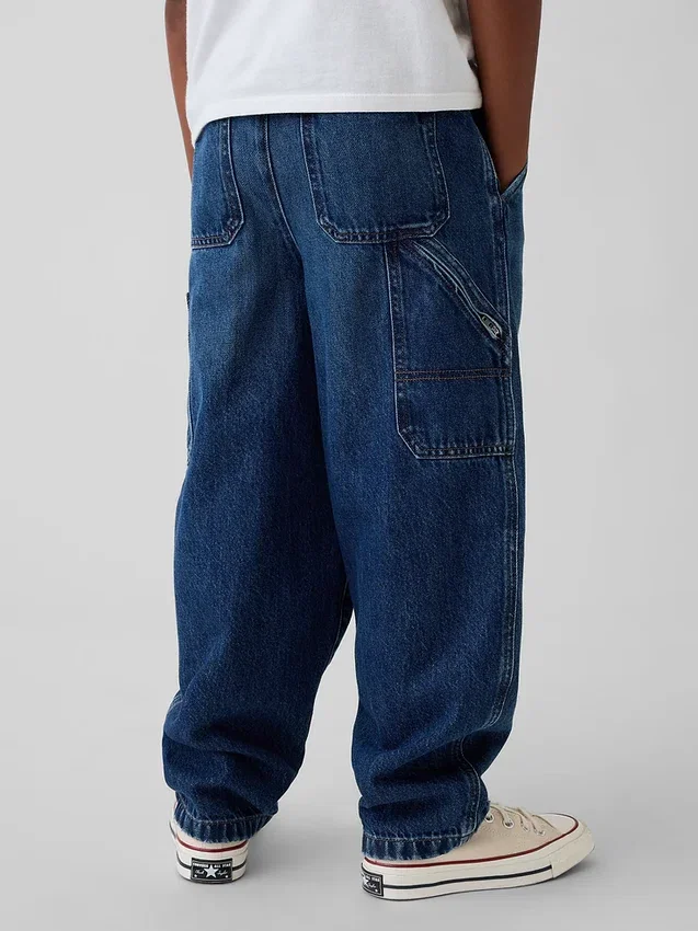 Børstebehandlede «Easy Carpenter»-Jeans for barn