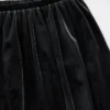 Bubbleskjørt i velour til barn