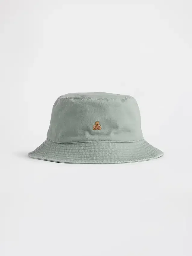 Bucket-hatt i twill for småbarn med Brannan Bear
